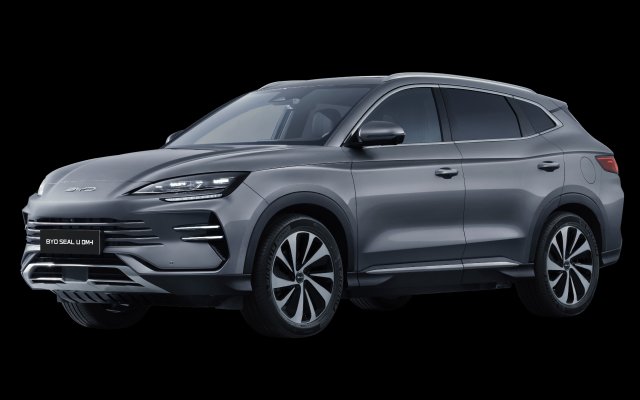 BYD Seal U DM-i – hybrydowy SUV D szary, widok z przodu